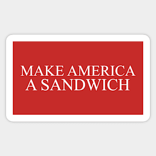 Make America A Sandwich Sticker